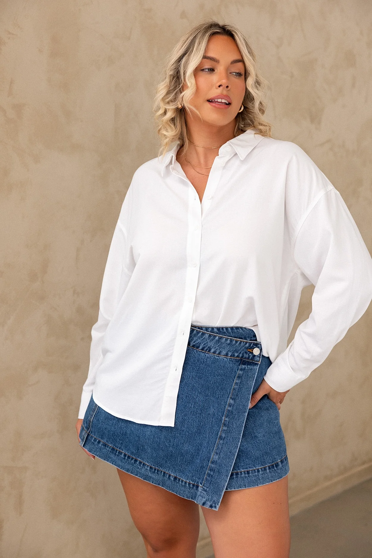 Bella Shirt - White - Image 4