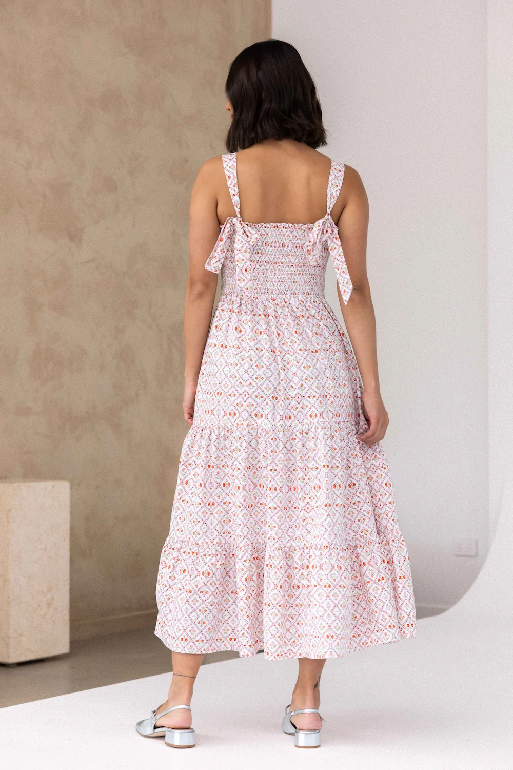 Charlotte Dress - Trellis Rose - Image 8