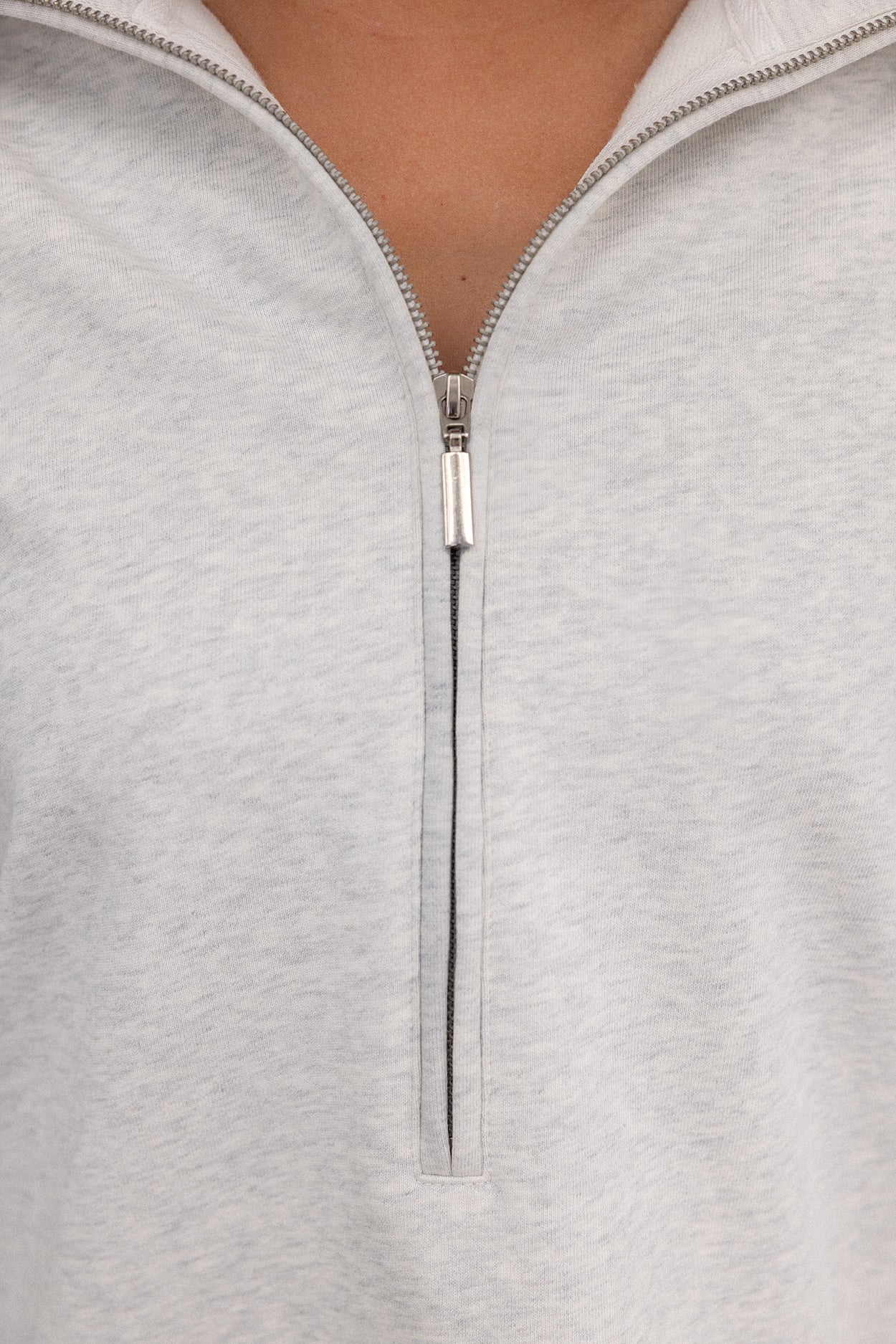 Collar Zip Sweater - Marle - Image 5