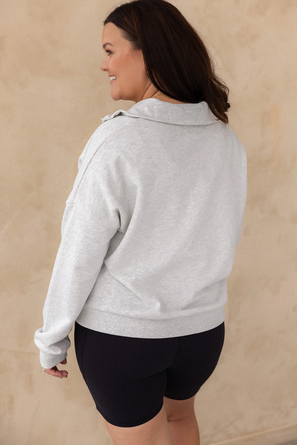 Collar Zip Sweater - Marle - Image 9