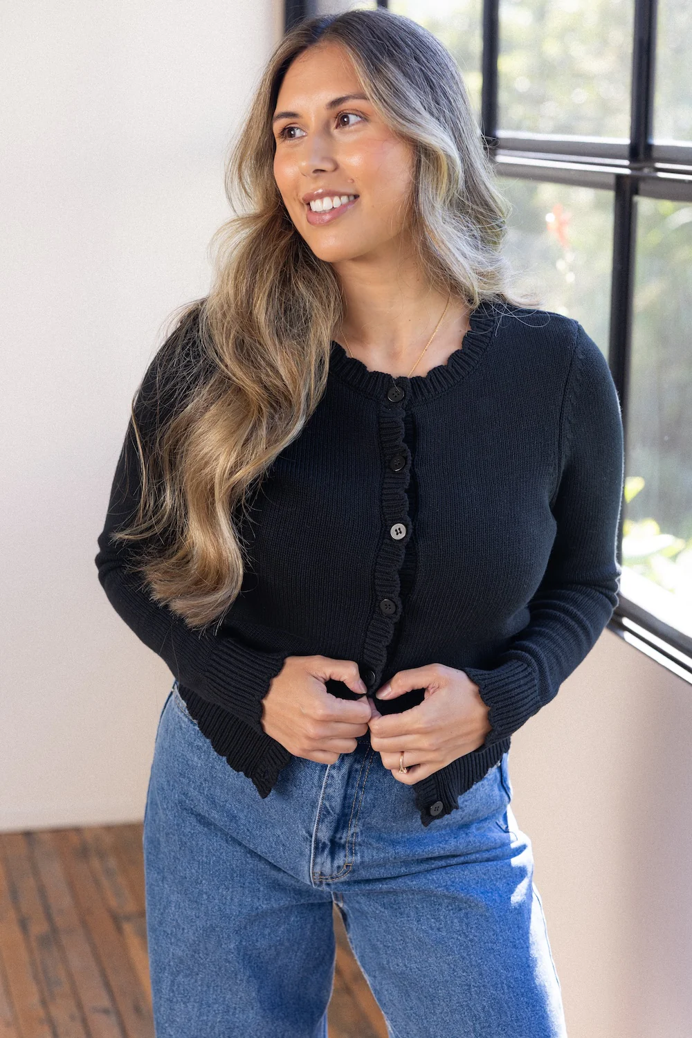 Eden Cardigan - Black - Image 4