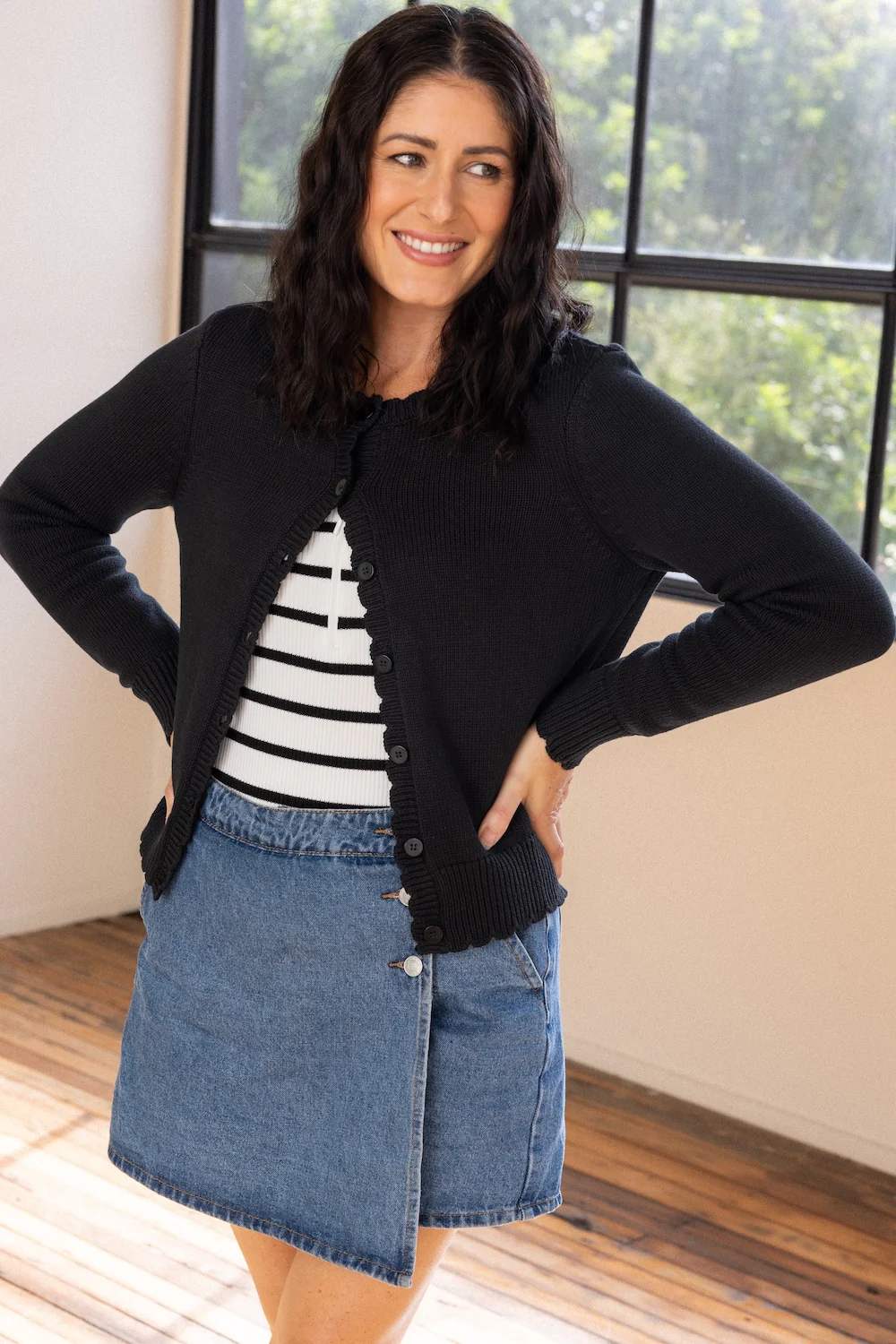 Eden Cardigan - Black - Image 6
