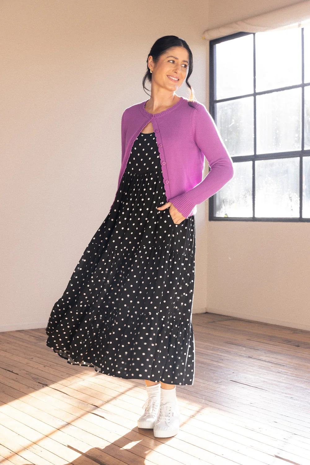 Eden Cardigan - Dahlia - Image 3