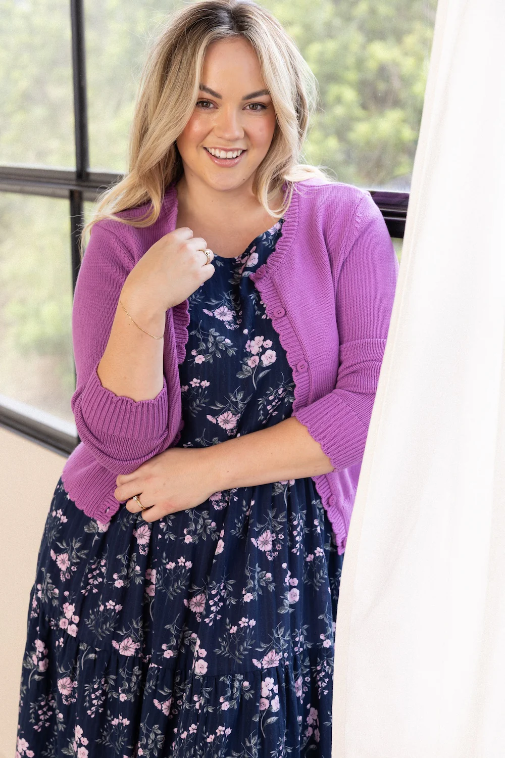 Eden Cardigan - Dahlia - Image 5