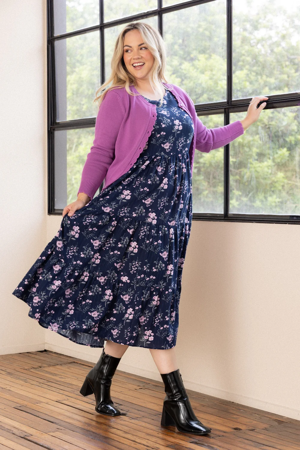 Eden Cardigan - Dahlia - Image 6