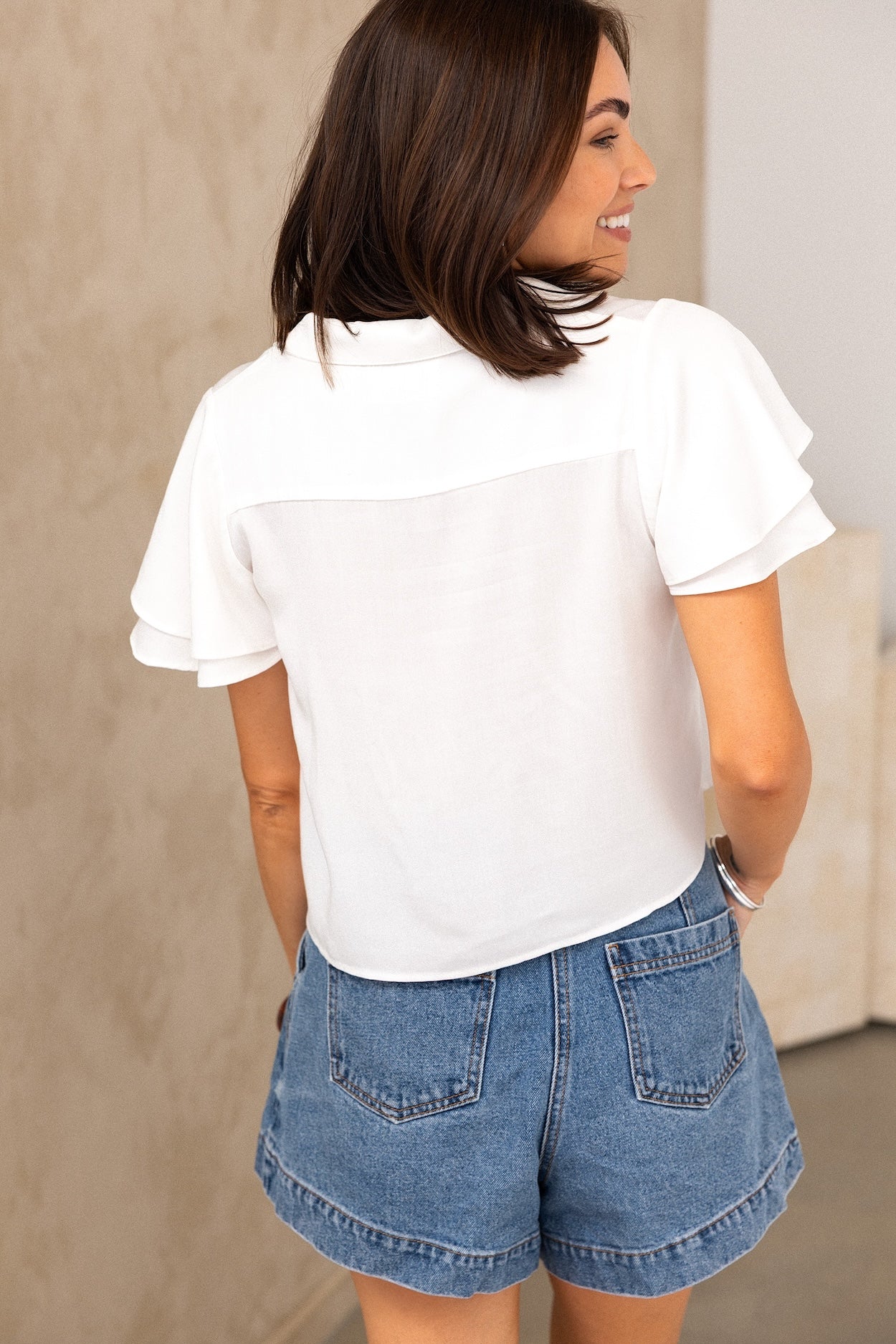 Ellie Blouse - White - Image 3