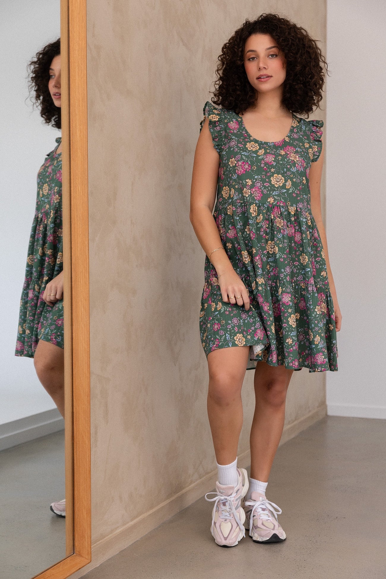 Lucy Dress - Emerald Botanica - Image 8