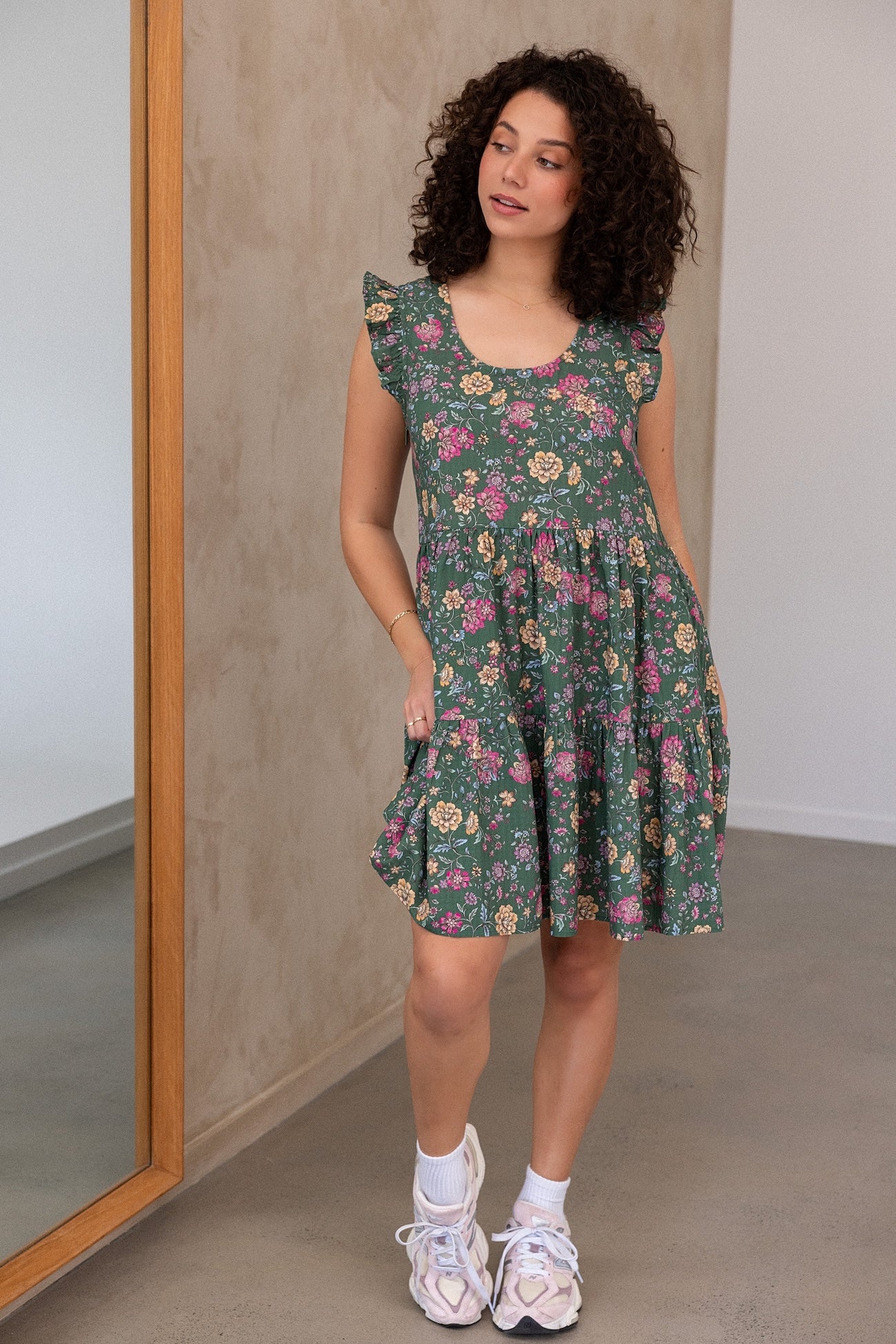 Lucy Dress - Emerald Botanica - Image 9